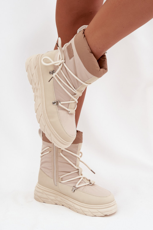 SneeuIn laarzen Dames Opar het kasteel Lee Cooper LCJ-25-44-3931 beige