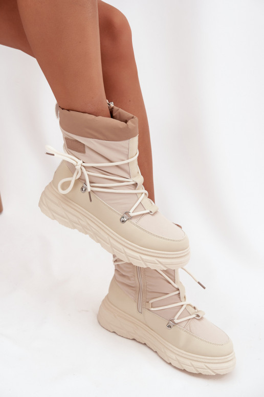 Bottes de neige Féminin Au Château Lee Cooper LCJ-25-44-3931 beige Bottes de neige Féminin Au Château Lee Cooper LCJ-25-44-3931 beige