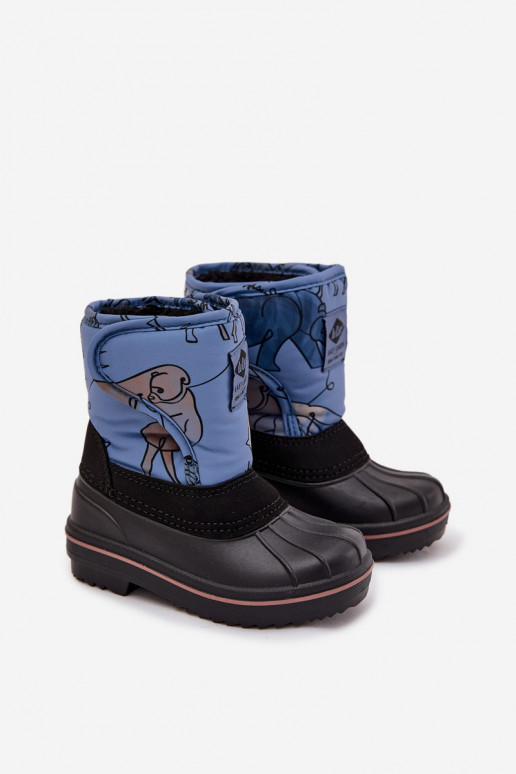 SneeuIn laarzen Kinderen met zelfklevende bevestigingsmiddelen Lee Cooper LCJ-25-10-3774 blauIn