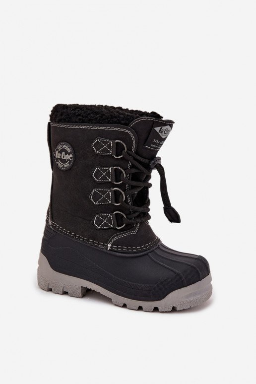 Bottes de neige Puéril garçons Lee Cooper LCJ-25-44-3943K couleur noire Bottes de neige Puéril garçons Lee Cooper LCJ-25-44-3943K couleur noire