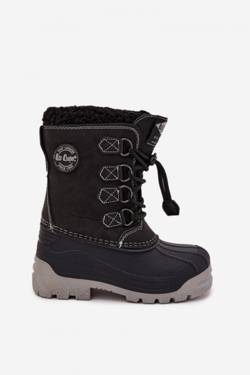Bottes de neige pour garçons Lee Cooper LCJ-25-44-3943K en noir 2