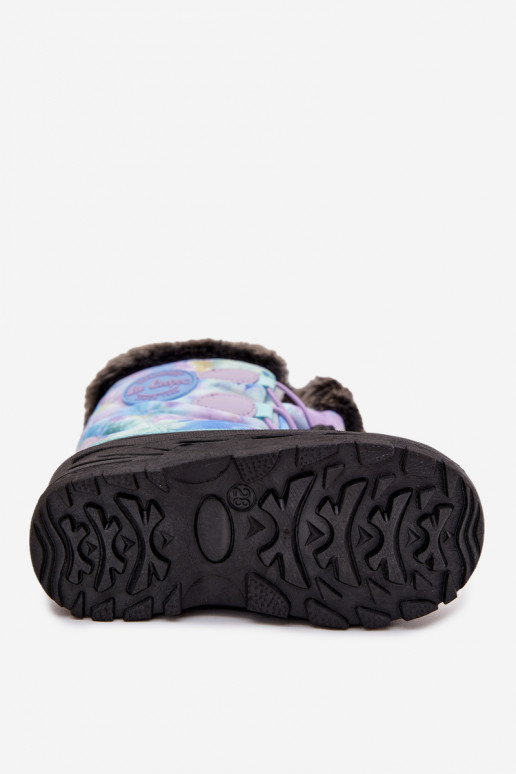 Schneestiefel Kindisch Kindisch mit Pelzmantel I Ściągaczem Lee Cooper LCJ-25-10-3778 Violette Farbe Schneestiefel Kindisch Kindisch mit Pelzmantel I Ściągaczem Lee Cooper LCJ-25-10-3778 Violette Farbe