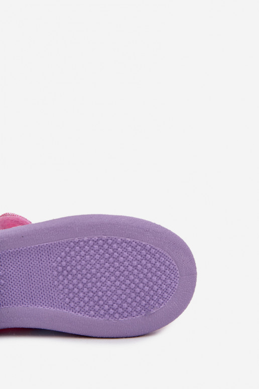Ballerinas Hausschuhe Dla DzieZuczynek mit Klebeverschlüssen UNICORN pinke Farbe Silviera Ballerinas Hausschuhe Dla DzieZuczynek mit Klebeverschlüssen UNICORN pinke Farbe Silviera