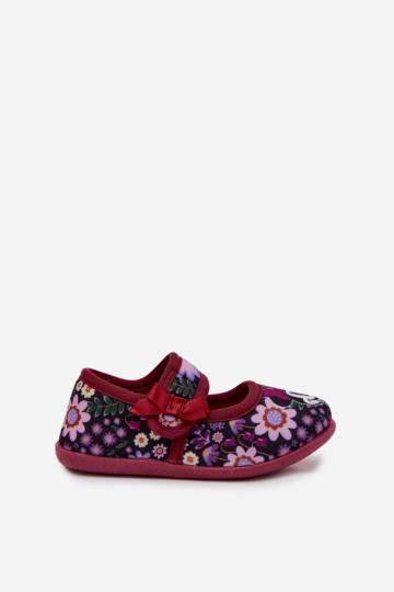 ballerines Chaussons Dla DzieÀczynek MINNIE MOUSE Bourgogne Nomi 2