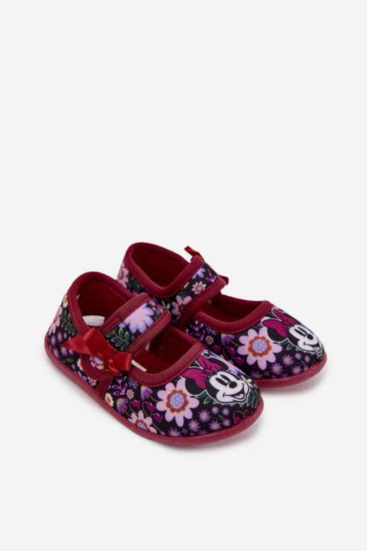 ballerines Chaussons Dla DzieÀczynek MINNIE MOUSE Bourgogne Nomi