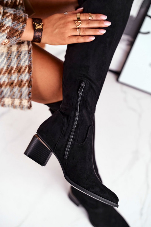 Knie laarzen van eco-suède zInart Can't Stop Knie laarzen van eco-suède zInart Can't Stop