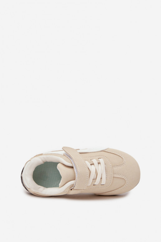 schoenen Kindersneakersmet lijmbevestigingem beige Perrin