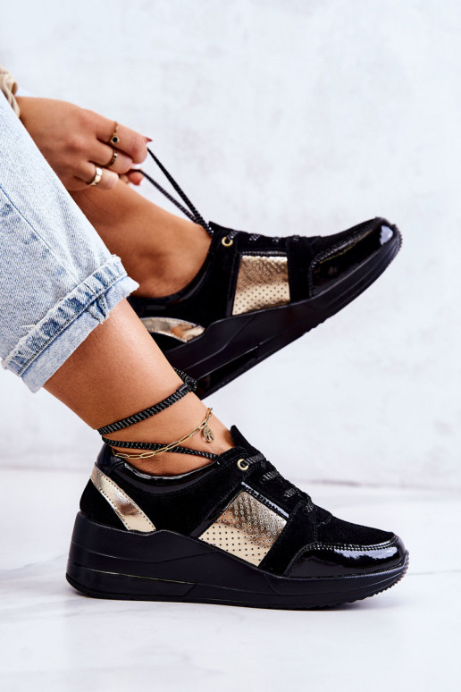 Dames van suède sportschoenen Op de INig zInart Larson