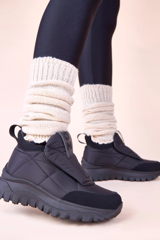 Bottes de neige noires pour femmes...