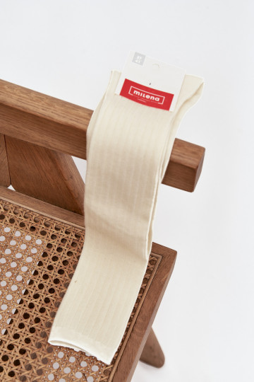 PodkolanóÀkiDANSełny MERINO couleur ivoire 2