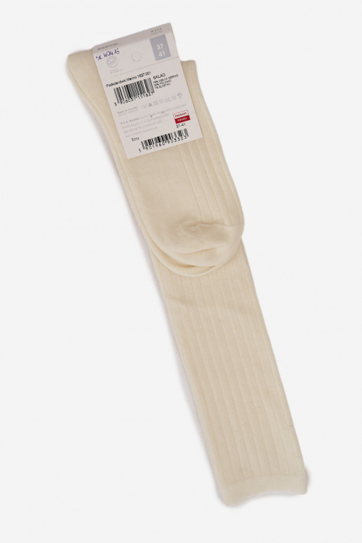 PodkolanóZukiINełny MERINO elfenbeinfarbe