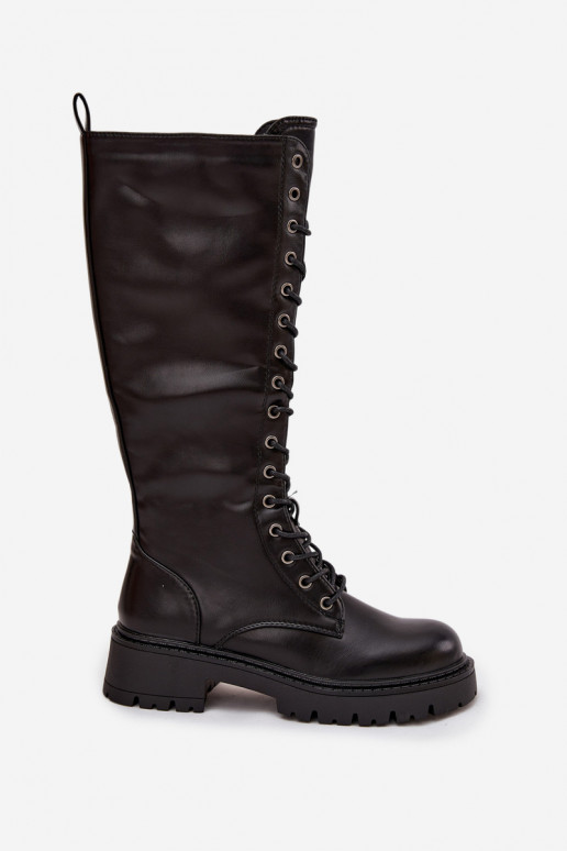 opInarmen met veters laarzen parel schoenen Dames zInart Novissa