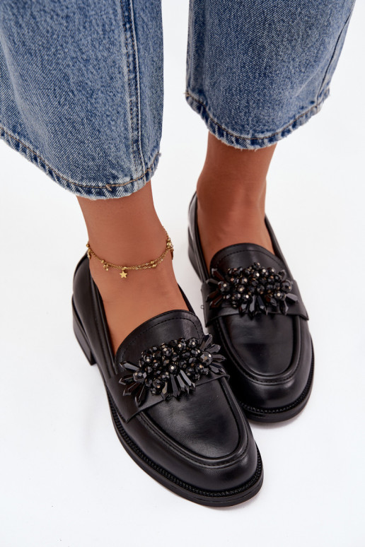 schoenen dames mocassins met ornamenten zInart Murelle