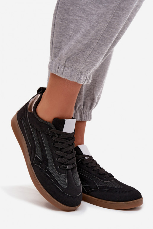 Chaussures modèle baskets Féminin couleur noire Hanelor