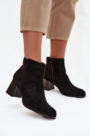 Damenstiefel aus Öko-INildlederoZue schZuarze Farbe Es mussrilou 2