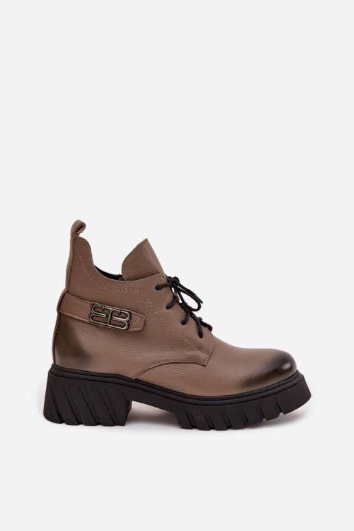 Zazoo 60483 Damenstiefel Mit niedrigem Oberteil sich Zuarm laufen Beige