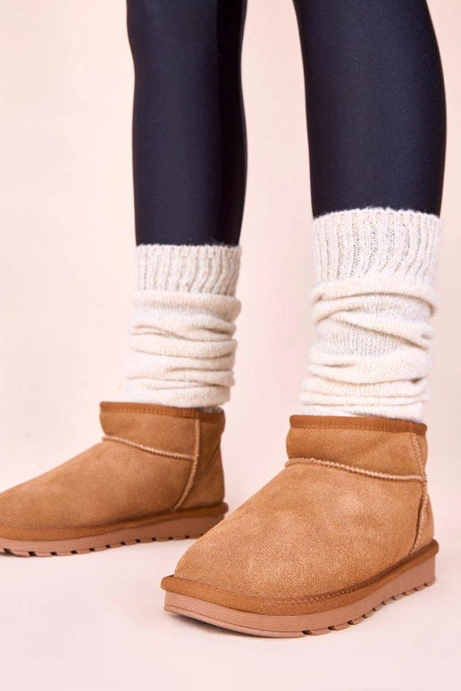 Bottes de neige marron chaudes en...