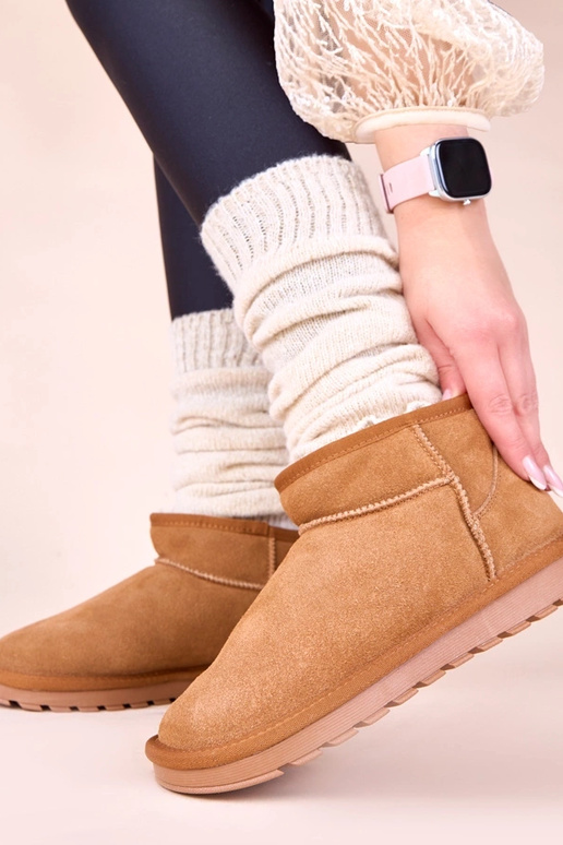 Bottes de neige marron chaudes en...