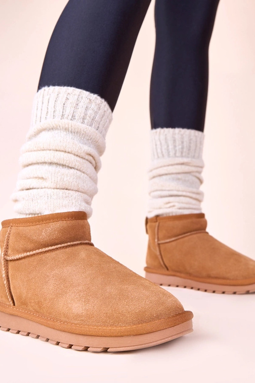 Bottes de neige marron chaudes en...