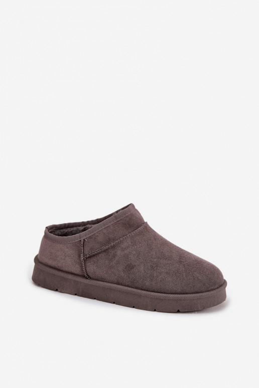 SneeuIn laarzen Dames opInarmen met bont erin grijs Serenne