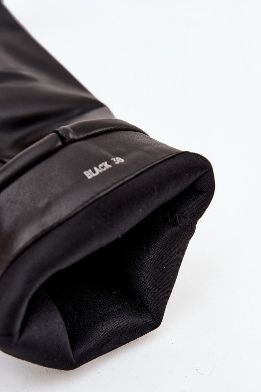 bottes pour femmes avec des talonsDANSyÀiniętą CholeÀką I avec bouclesmi couleur noire