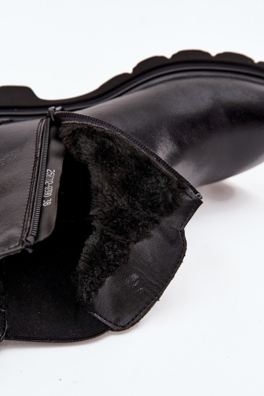 stylische Stiefel Feminin sich Zuarm laufen Zum Schloss schZuarze Farbe Rivelia