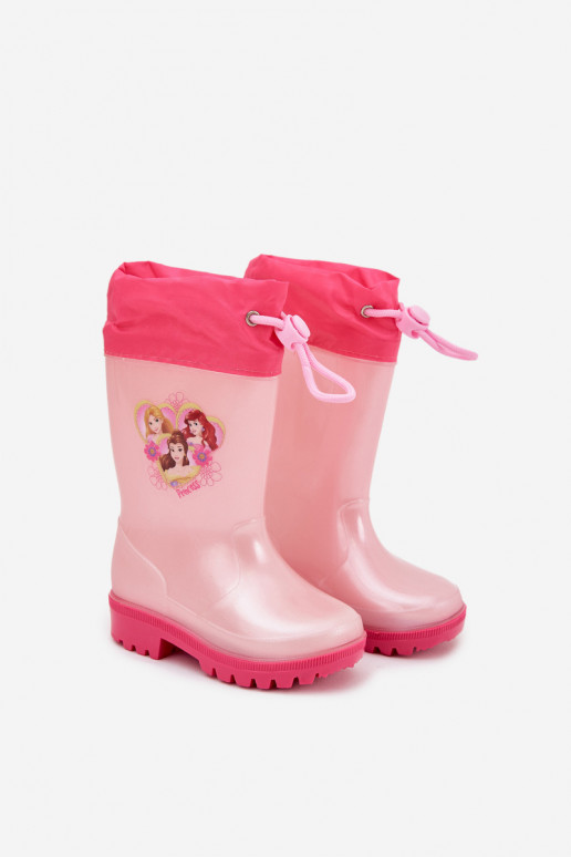 Puéril Puéril Bottes en caoutchouc Księżniczki couleur rose Dazzly