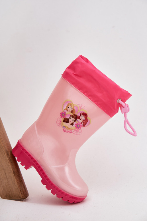 Puéril Puéril Bottes en caoutchouc Księżniczki couleur rose Dazzly