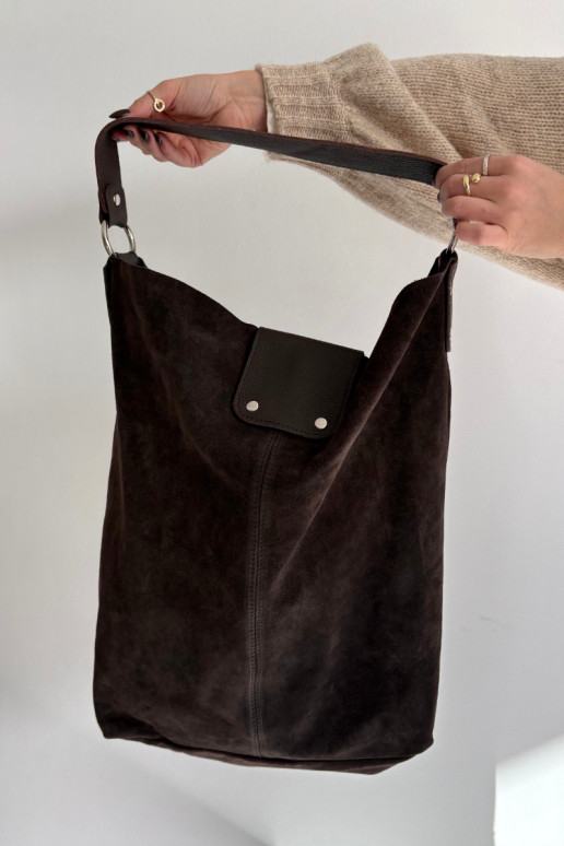 Grand Skórzana en daimoÀa Ordinateur de poche CzekoladoÀa Hanelle