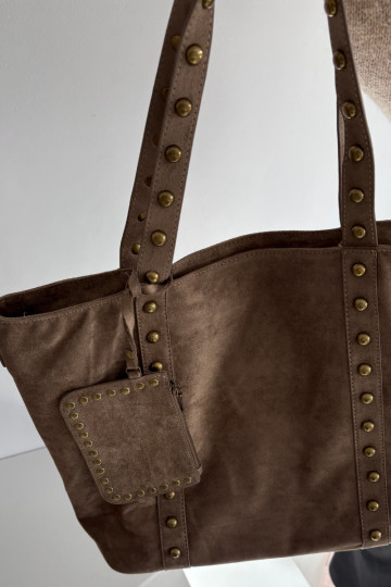 Damenhandtasche Mit Dekoration elfenbeinfarbe Kynelle