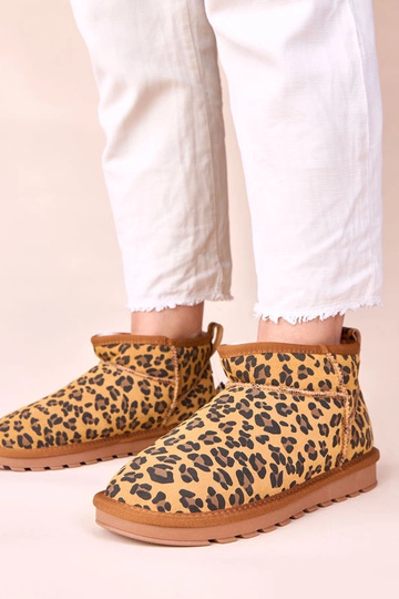 Leopardprint sneeuwlaarzen...