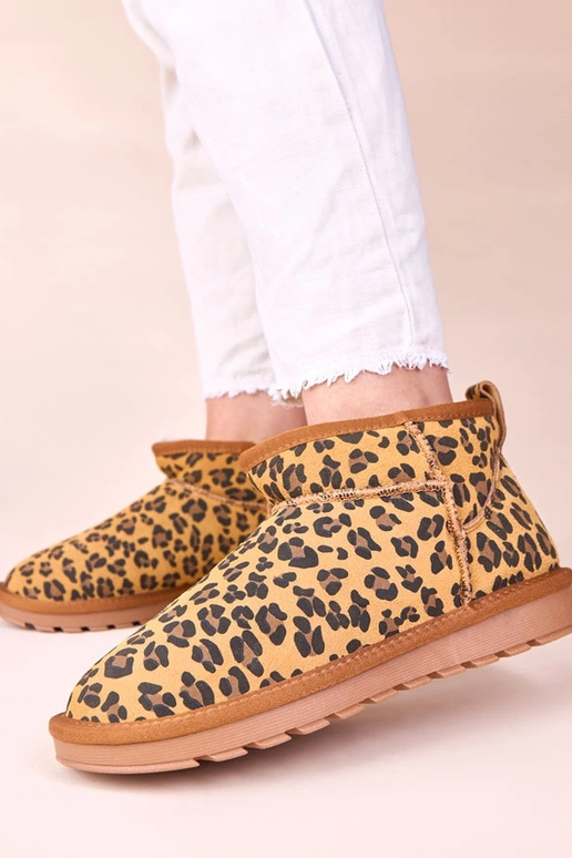 Leopardprint sneeuwlaarzen van...