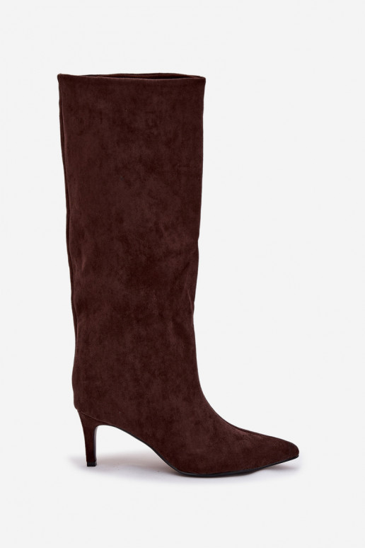 Damenstiefel Ein überzeugendes Stilvollll sich Zuarm laufen mit dünnen Absätzen CzekoladoZue Olivienne