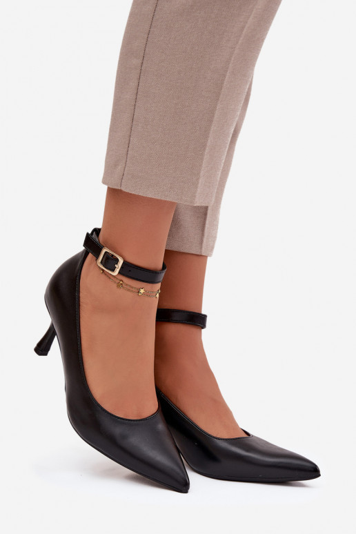 Hakken Schoenen met riemen zInart Perrine