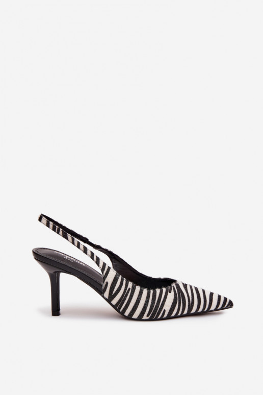 Schoenen met dunne hakken Zebra Phelia