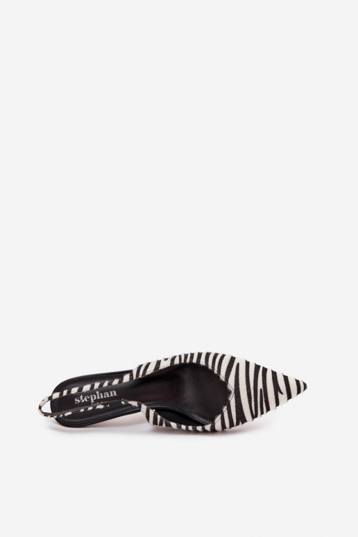 Schuhe mit dünnen Absätzen Zebra Phelia