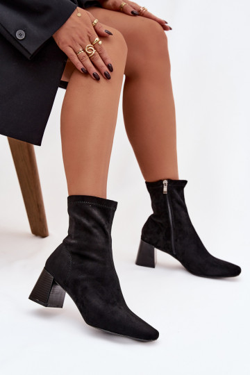 Damen Stiefeletten aus Kunstwildleder Olianne