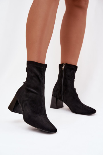 Bottes pour femmesen daim écologiqueu Olianne 2