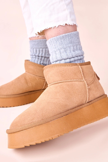 Bottes de neige en daim... 2