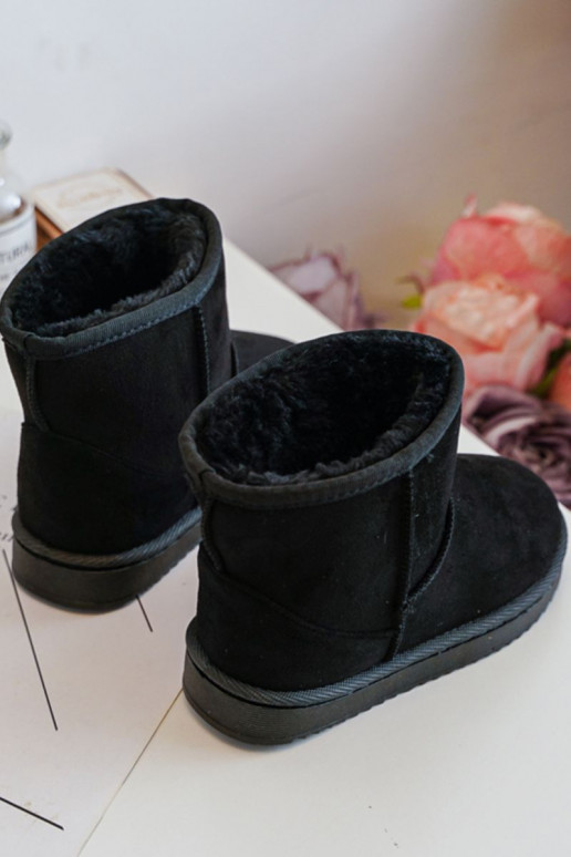 Warme Kinder-Winterstiefel in der Farbe Schwarz Gooby