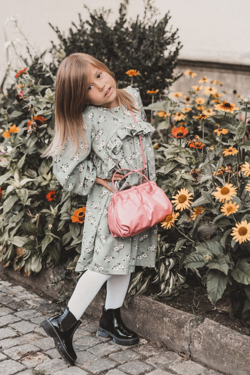 Verwarmde kinderlaarzen met lakeffect, zwarte kleur Porky