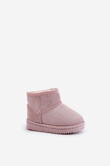 Warme Kinder-Winterstiefel rosa Gooby 2