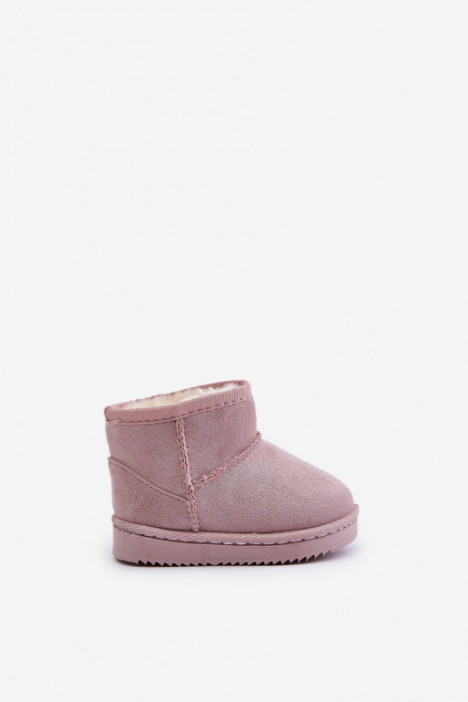 Bottes d'hiver chaudes pour enfants Gooby rose