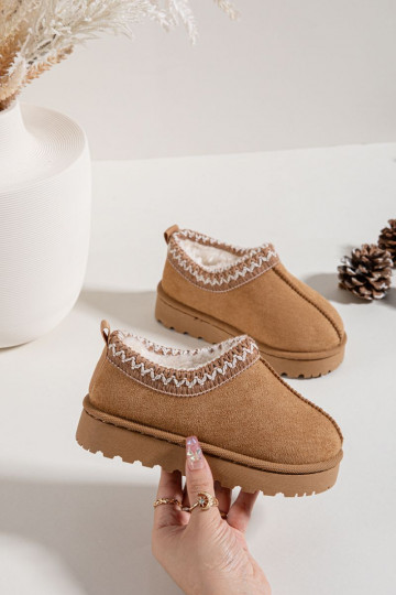 Schneestiefel KindischHaftem braune Farbe Prina