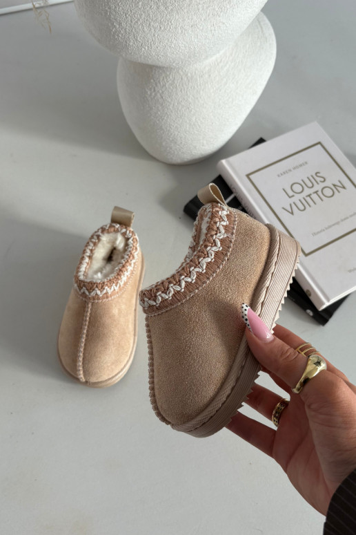 Schneestiefel KindischHaftem Beige Prina