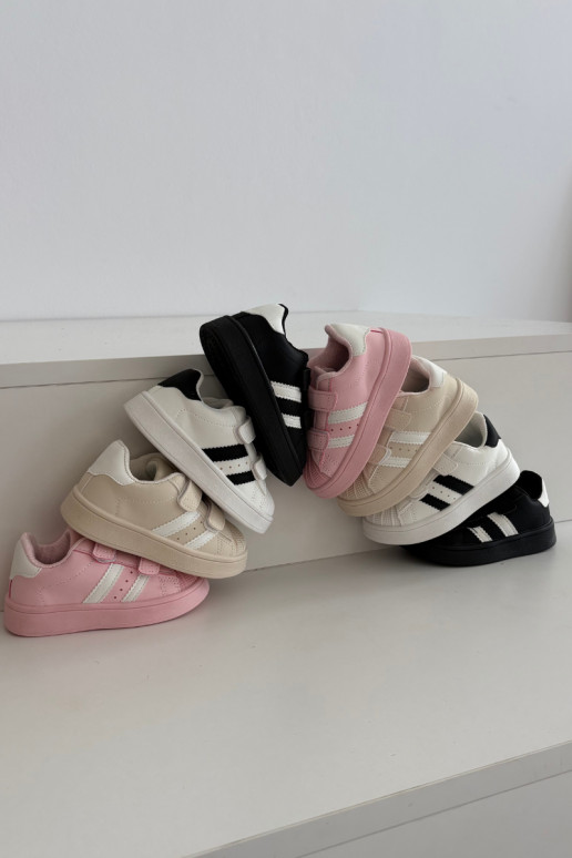 Kinderen sportschoenen Sneakers model van kunstleer, wit, Renel