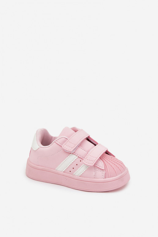 Kindersportschuhe Sneakers aus Kunstleder in Rosa, Renel