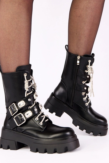 Bottines noires à...