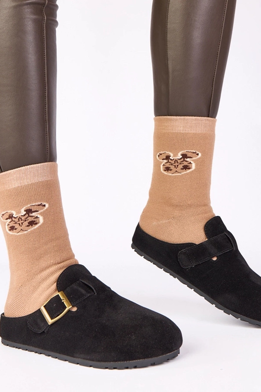 Zwarte laarzen met decoratieve gesp...