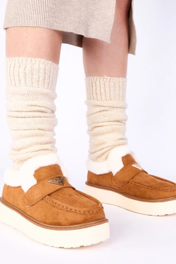 Mocassins marron chauds...